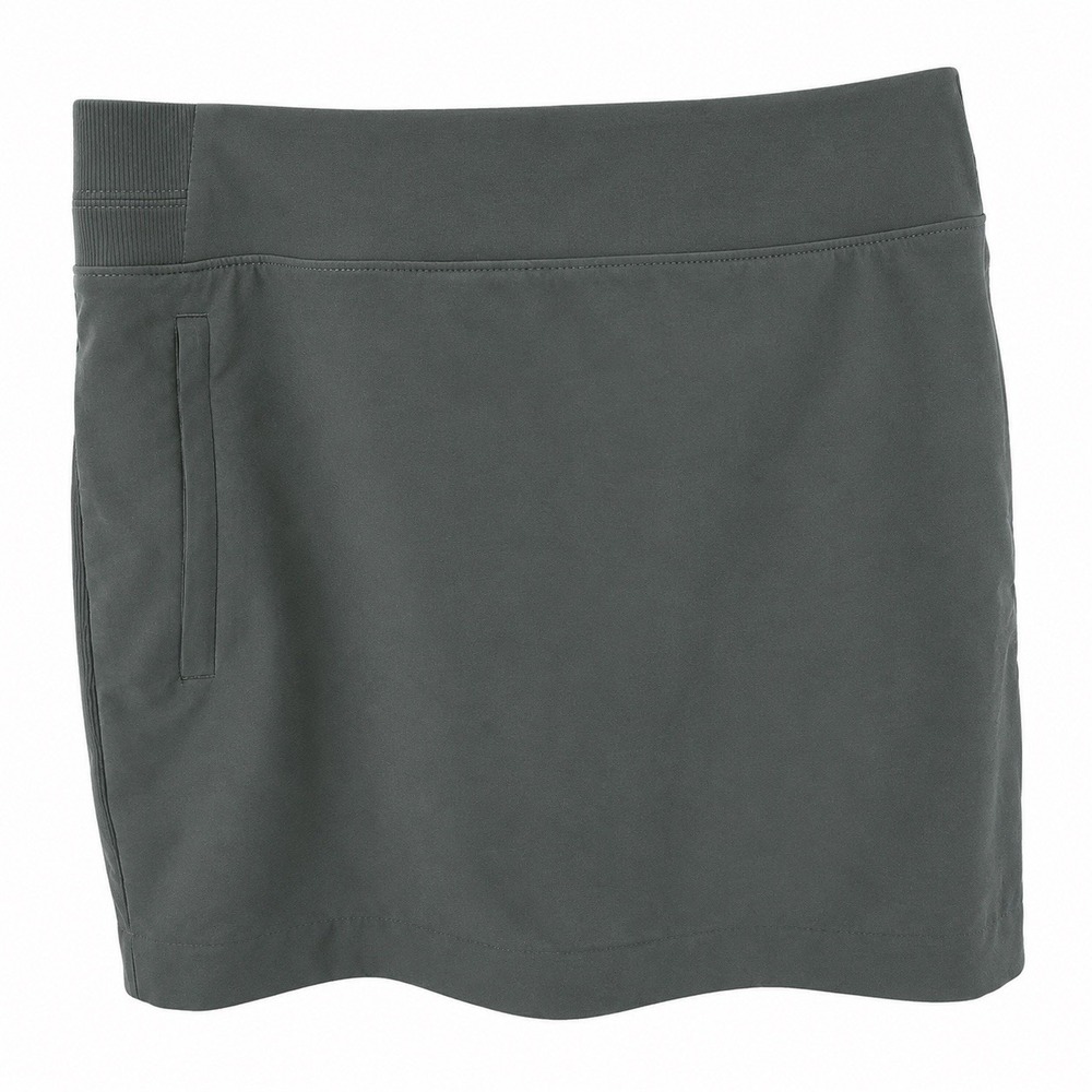 Athleta Soho Skort Womens 16 Sage Green Built In Shorts Zip Pockets Athletic